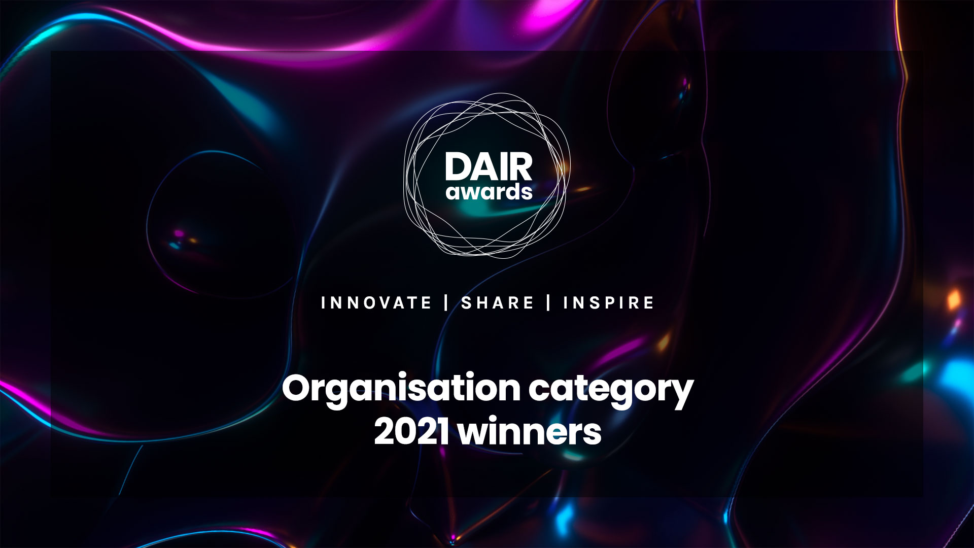 Organisation Categories 2021 Winners - Hyperight