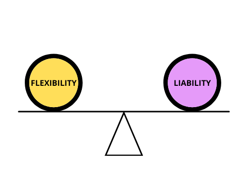 balance flexibility and liability 