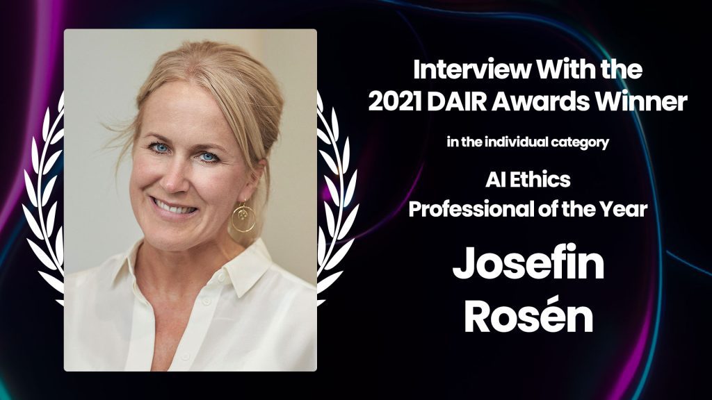 Josefin Rosén DAIR Awards Winner