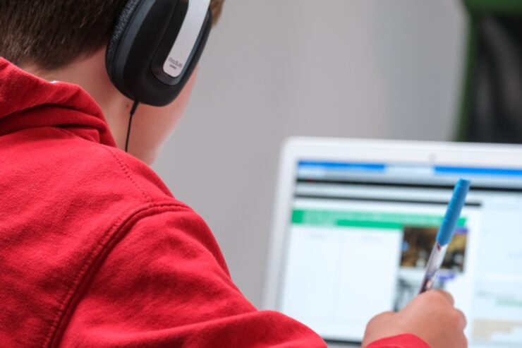 education, computer, person